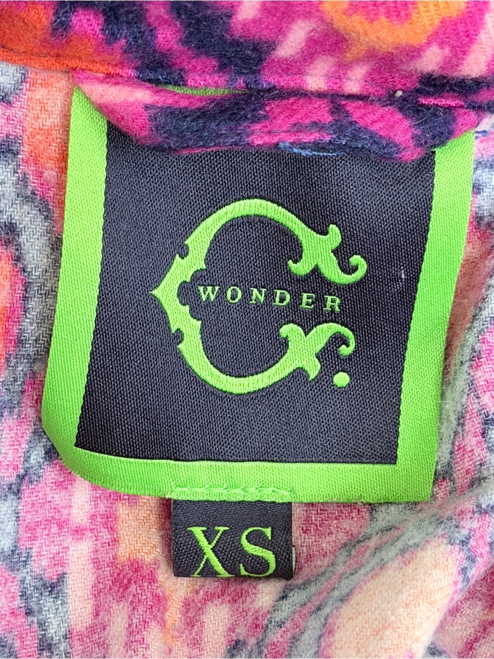 C. Wonder Pink & Purple Geometric Pajama Set- Size X-Small - Picture 3 of 9